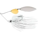 War Eagle Nickel Frame Colorado Willow Spinnerbait 3/8oz White Silver Gold/Nickel - War Eagle