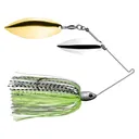 Strike King Tour Grade Compact Double Willow Spinnerbait 1/2oz Spot Remover Silver/Gold - Strike King