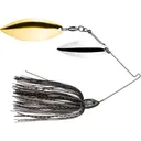 Strike King Tour Grade Compact Double Willow Spinnerbait 1/2oz Mouse Silver/Gold - Strike King