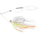 War Eagle Painted Head Double Willow Spinnerbait 1/2oz Cole Slaw White - War Eagle
