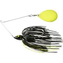 War Eagle Painted Head Night Time Single Colorado Spinnerbait 1/2oz Black Chartreuse Chartreuse - War Eagle