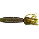 Yamamoto 4'' Fat Ika Grub #297/Lg Grn Purple - Yamamoto