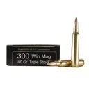 Black Hills Gold 300 Winchester Magnum Ammo 180 Grain Barnes Triple-Shock X Solid Hollow Point Lead Free Case of 100 (5 Boxes of 20) - Black Hills