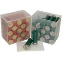 MTM Shell Stack Shotshell Ammo Box 12 Ga 2-3/4" 25-Round Plastic Clear 4PK - Mtm
