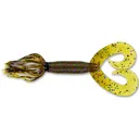 Yamamoto 4" Double Tail Hula Grub #297/Lg Grn Purple - Yamamoto