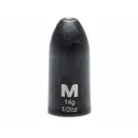 Mustad Worm Weight 1/2oz Tungsten Black 2PK - Mustad