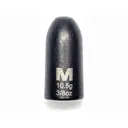 Mustad Worm Weight 3/8oz Tungsten Black 3PK - Mustad