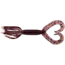 Yamamoto 5" Double Tail Hula Grub Cinnamon/Blk&Prpl Flk - Yamamoto Baits