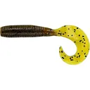 Yamamoto Super Grub Green Pumpkin W/Large Black Flake - Yamamoto
