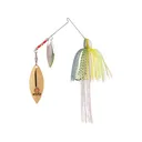 Strike King KVD Finesse Double Willow Spinnerbait 1/2oz Chartreuse Sexy Shad Nickel/Gold - Strike King