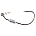 Owner Weighted Twistlock w/ CPS 5/0 Hook #1/8 oz. Black Chrome 3PK - Owner Hooks