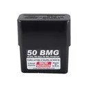MTM Slip Top Ammo Box 50 BMG 10-Round Plastic Black - MTM Case-gard