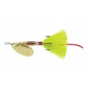 Mepps Aglia Dressed Inline Spinner 1/4oz Yellow Tail Gold Blade - Mepps