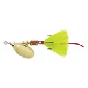 Mepps Aglia Dressed Inline Spinner 1/6oz Yellow Tail Gold Blade - Mepps