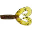 Yamamoto 5" Double Tail Grub Grn Pmpkn Purple Copper - Yamamoto