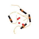 Thill America's Favorite Bobber Stops Flo Orange 40pc - Thill