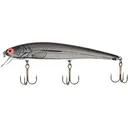 Bomber Long A Jerkbait 4.5" Chrome Black Back - Bomber