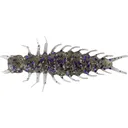 Great Lakes Finesse Juicy Hellgrammite 2.4" Creature Smoke Clear Purple Flake - Great Lakes Finesse