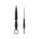 Toor Knives Specter R Fixed Blade Knife 4.25" Spear Point CPM-M4 Socom Black Blade G-10 Handle Black - Toor Knives