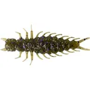 Great Lakes Finesse Juicy Hellgrammite 2.4" Creature Green Pumpkin Purple Flake - Great Lakes Finesse