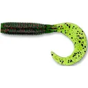 Yamamoto 4'' Single Tail Grub Watermelon/Blk&Red - Yamamoto