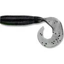 Yamamoto 4'' Single Tail Grub Smoke W/Lg Blk Flk - Yamamoto