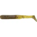 Yamamoto Swimsenko 3.5" Soft Stickbait Green Pumpkin W/Large Green & Purple Flake - Yamamoto