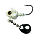 6th Sense Pecos 1/8oz Underspin Jighead Platinum White - 6Th Sense