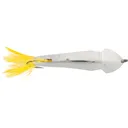 Luhr-Jensen Pet Spoon 013 Spoon Yellow Feather Chrome - Luhr-Jensen