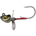 Megabass Okashira Screwhead 1/8oz Swimbait Jighead Weed Kamo II - Megabass