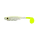 Big Bite Baits Suicide Shad 3.5" Swimbait Bone Silver Glitter/Chart Tail - Big Bite Baits