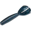 Strike King Rage Magnum Menace Grub 4" Black Blue - Strike King