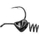 Core Tackle Wacky Shot 1/28oz Wacky Hook Black - Core Tackle