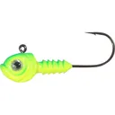 Northland Smeltinator 1/2oz Swimbait Jighead 3/0 Chartreuse/Moss - Northland