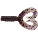 Yamamoto 5" Double Tail Grub Cinnamon/Blk&Prpl Flk - Yamamoto