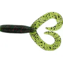 Yamamoto 4'' Double Tail Grub Watermelon/Blk&Red - Gsm