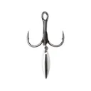 VMC Bladed Hybrid Treble Short 1X Hook #2 Black Nickel 2PK - VMC