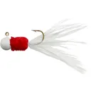 Team Crappie Slab Caller Jig White/Red/White 1/16 oz - Team Crappie