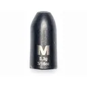 Mustad Worm Weight 3/16oz Tungsten Black 4PK - Mustad