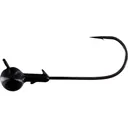 Big Bite Baits Finesse Worm 1/4oz Round Ball Jighead Black - Big Bite Baits