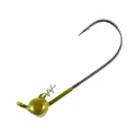 Owner Ultrahead Shaky Head 4/0 1/4oz Shaky Head Jighead Green Pumpkin - Owner