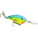 Strike King Pro-Model 6XD Hard Knock Crankbait Chartreuse Powder/Blue Back - Strike King