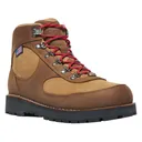 Danner Men's Cascade Crest 5" Waterproof Hiking Boots Leather Grizzly Brown/Rhodo Red 9 D - Danner