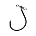 Eagle Claw Trokar Helix Drop Shot Hook #2 Black Chrome 5PK - Eagle Claw