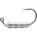 Core Tackle TUSH 1/4 oz Weighted Swimbait Hook #2/0 Unpainted 3PK - Core Tackle