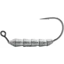 Core Tackle TUSH 3/8 oz Weighted Swimbait Hook #4/0 Unpainted 3PK - Core Tackle