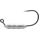 Core Tackle TUSH 1/4 oz Weighted Swimbait Hook #4/0 Unpainted 3PK - Core Tackle