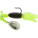 Team Crappie Crappie Tamer Underspin Jig Chartreuse/Black/Chartreuse 1/16 oz - Team Crappie