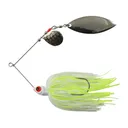 Northland Reed-Runner Classic Tandem Spinnerbait 1/4oz Whitetreuse Nickel - Northland