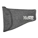 MidwayUSA Silicone Treated Sherpa-Lined Pistol Sock Dark Gray 9" - Midwayusa